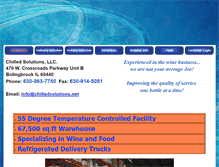 Tablet Screenshot of chilledsolutions.net
